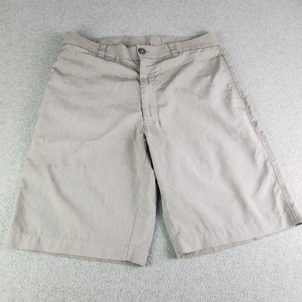 Callaway Shorts Mens 32W Gray‎ Heathered Performance Stretch Comfort Flat Front